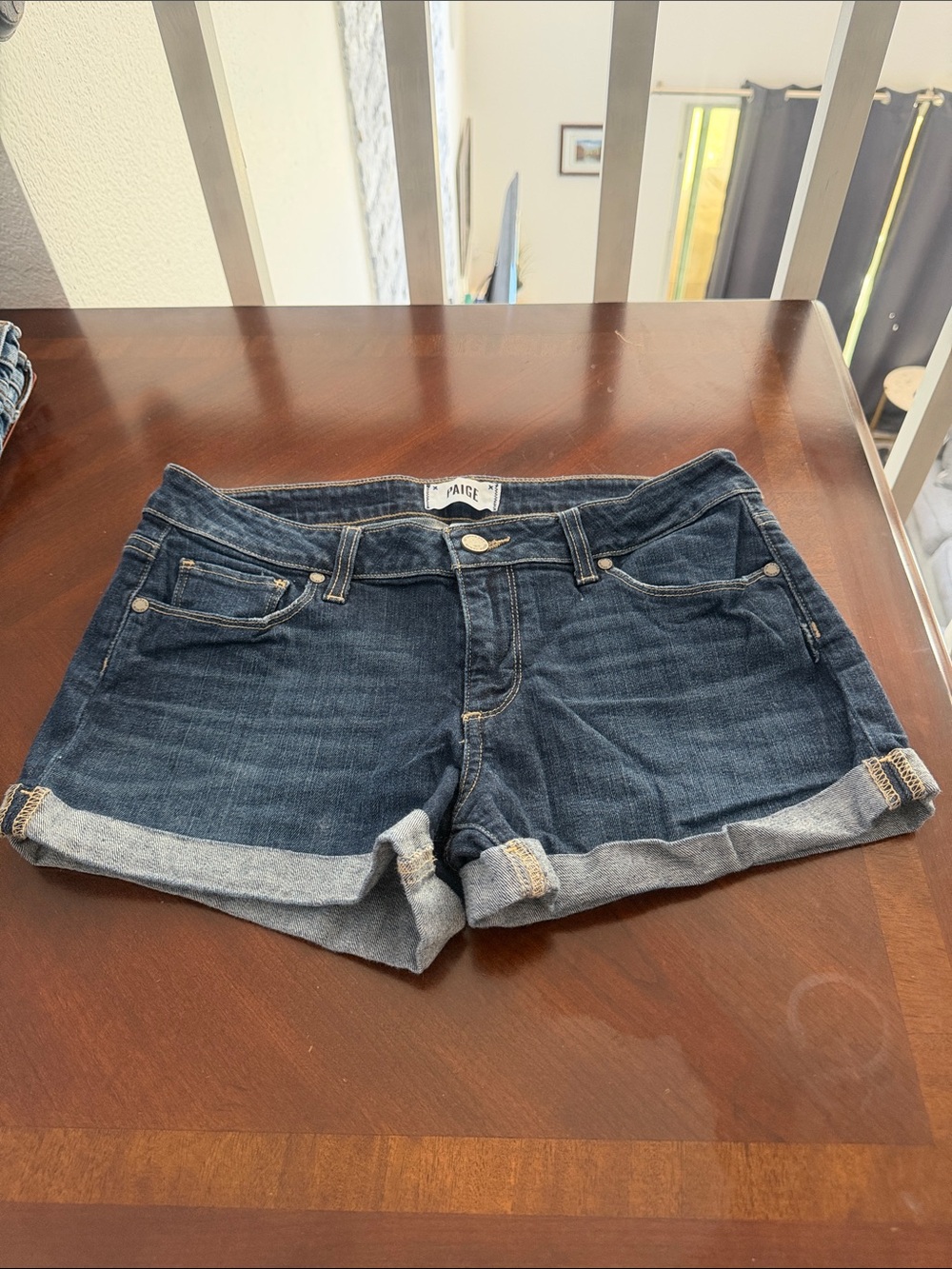 PAIGE Jimmy Jimmy Denim Shorts